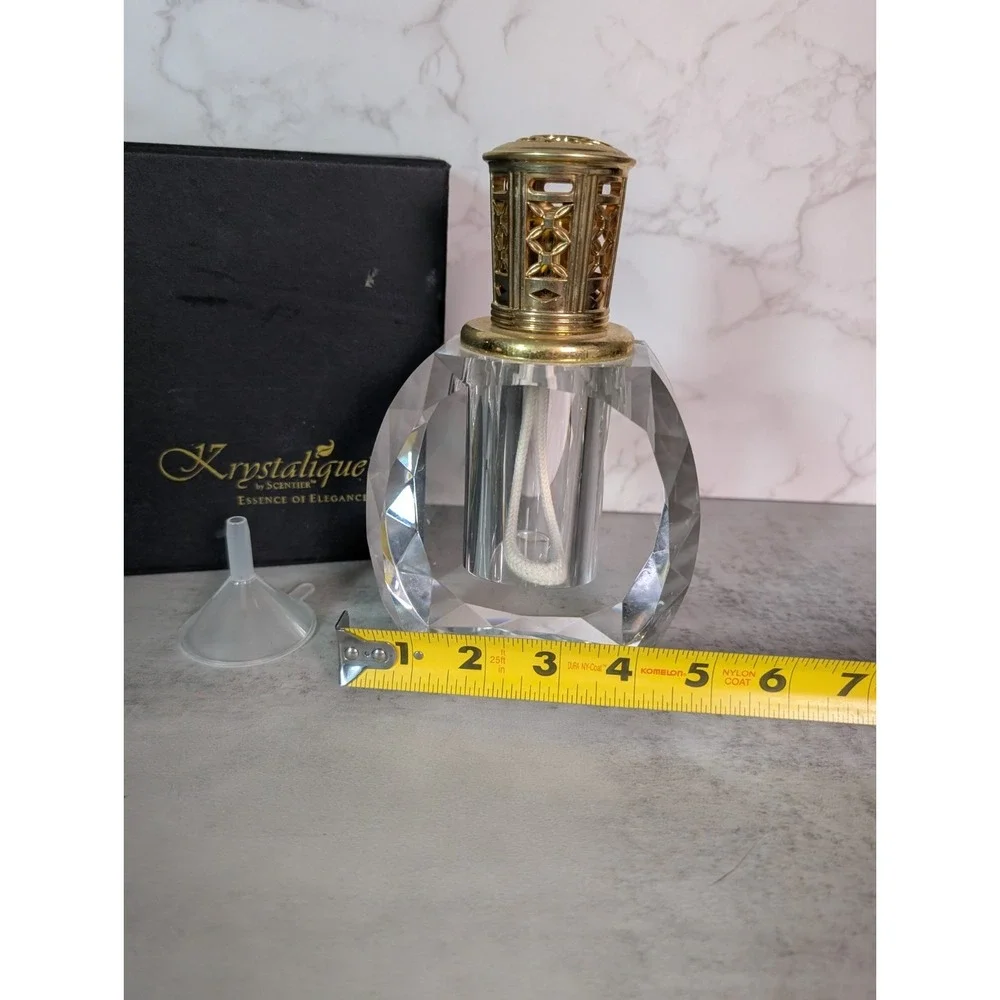 LARGE W/ BOX Krystalique by Scentier Essence Of Elegance Crystal Oil Diffuser
